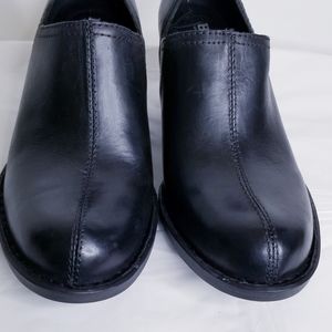 New Born Wellins Black Leather Ankle Bootie